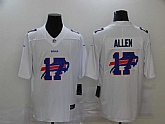 Nike Bills 17 Josh Allen White Shadow Logo Limited Jersey,baseball caps,new era cap wholesale,wholesale hats
